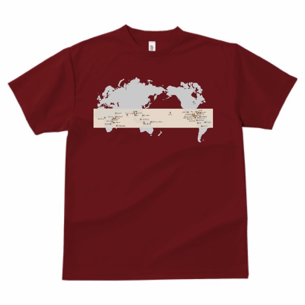 画像1: TAKEUCHI COFFEE Tシャツ（バーガンディ） (1)